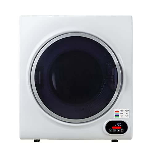 3.5 cu.ft. Compact Short Dryer with Digital Controls in White