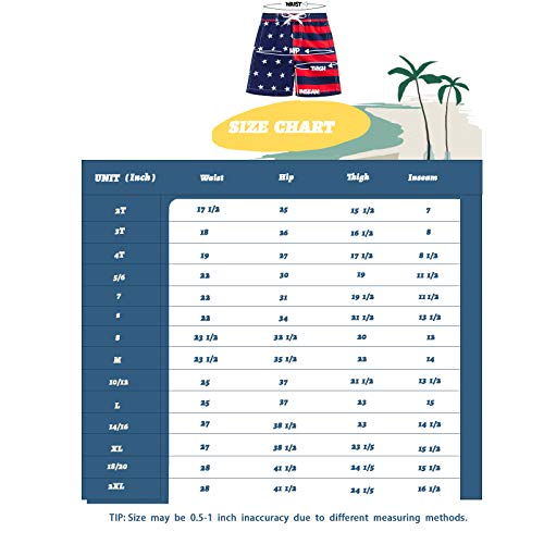 Kute 'n' Koo Boys Swim Trunks, Quick Dry Boys Swim Shorts, Toddlers Swim Trunks Size from 2T to 18/20