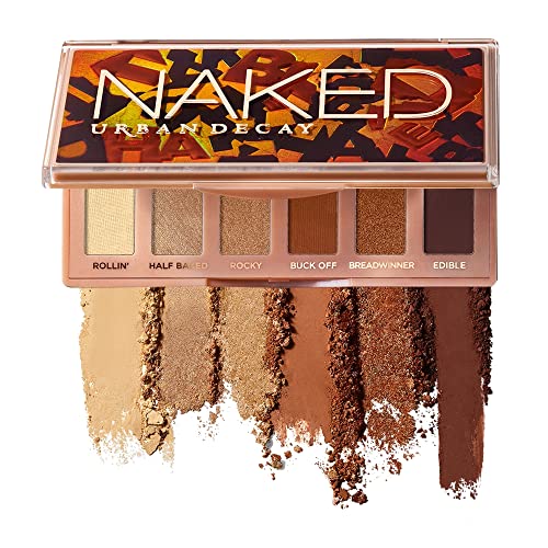 URBAN DECAY Naked3 Eyeshadow Palette, 12 Versatile Rosy Neutral Shades for Every Day - Ultra-Blendable, Rich Colors with Velvety Texture - Set Includes Mirror & Double-Ended Makeup Brush