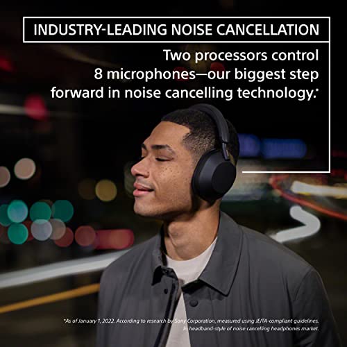 Sony WH-1000XM5 Wireless Industry Leading Noise Canceling Headphones with Auto Noise Canceling Optimizer, Crystal Clear Hands-Free Calling, and Alexa Voice Control, Silver