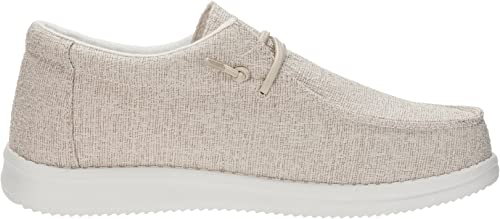 WHITIN Women's Slip on Loafers Boat Shoes Minimalist Tennis Deck Sneakers Size 11 Zero Drop Comfortable Stretch Wide Width Toe Casual Lightweight Flat Walking Moccasin Female Beige 42