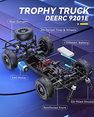 DEERC 1:10 Remote Control Truck