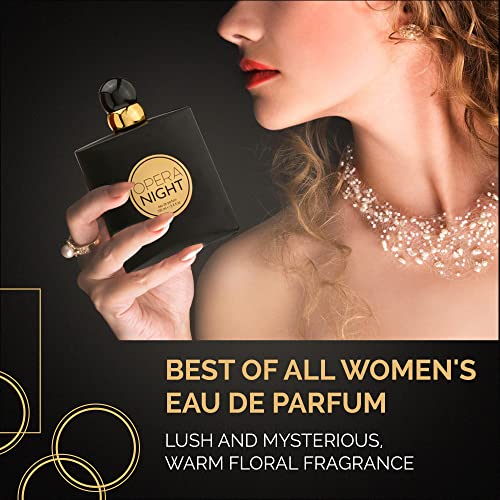 Opera Night Womens Perfume | Inspired by Opium Perfume for Women | Fragrance For women | Eau de Parfum | Natural Spray | Classic Warm Floral Scents of Clove And Lily of the Valley | 100 ML 3.4 Fl Oz