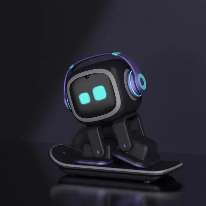 Emo robot voice recognition AI pet robot on desk