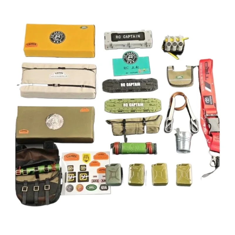 1/10 FMS FCX10M Camel Trophy Land Rover Defender D110 RC Crawler - Full Set Mood  Accessories, No-Mod Decoration Upgrade KitCOMPLETE SET