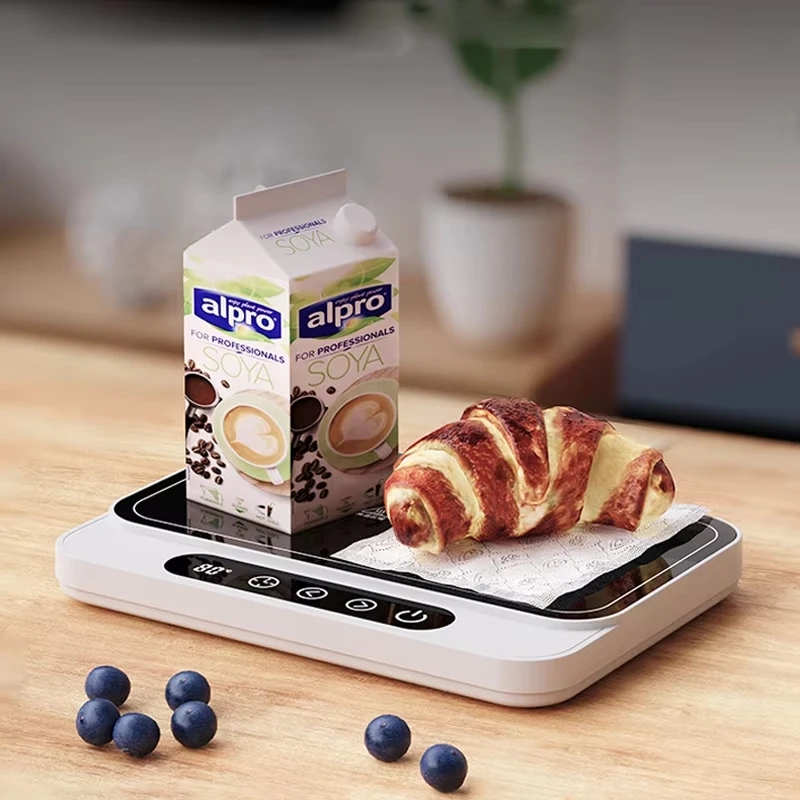 50W Cup Heater Mug Warmer Electric Hot Plate 9 Gear Temperature Warmer Coaster Heating Lunch Box Milk Coffee Home Office