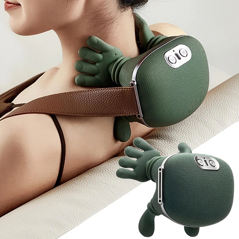 2025 Bionic Neck Shoulder Massager N7 Kneading Massager Shawl 3-Level Modes Neck Cervical Waist Leg Body Muscles Massage Pillow