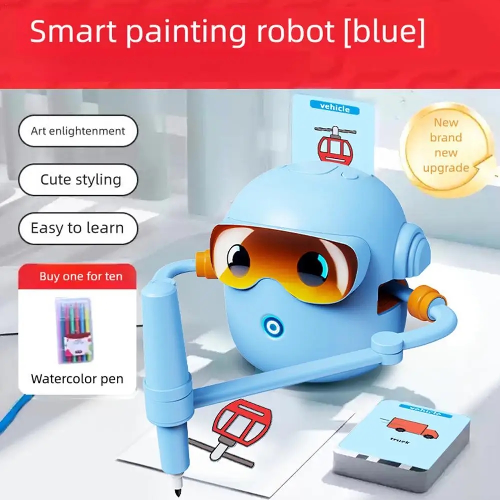 Voicebots Drawing Robot For Kids Voice Interactive Educational Drawing Machine Magic Painting Robot Gift For Boys Girls