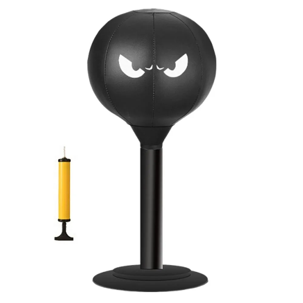 With Suction Cup Desktop Punching Bag Wall Mountable Desk Mountable Boxing Training Bag Inflatable Promote Development