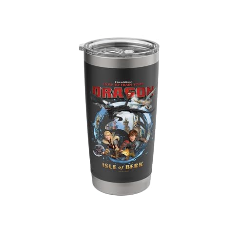 Universal Epic Universe Isle of Berk Dragons Portal Opening Stainless Steel Insulated Tumbler