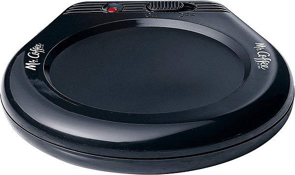 Mr. Coffee Mug Warmer for Coffee and Tea, Portable Cup Warmer for Travel, Office Desks, and Home, Black