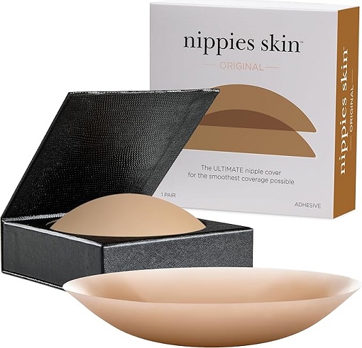 Nippies Reusable Silicone Nipple Covers with Adhesive
