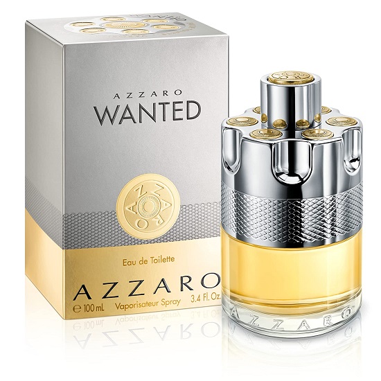 Azzaro Wanted for Men Eau de Toilette - Mens Cologne 3.4 Fl Oz (Pack of 1)