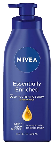 NIVEA Essentially Enriched Body Lotion,Dry to Very Dry Skin, 16.9 Fl Oz, Package may vary