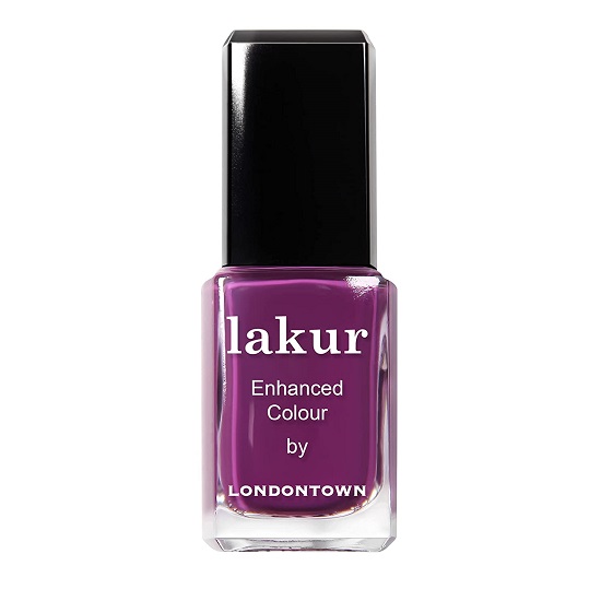 LONDONTOWN Lakur Nail Polish, Portobello Plum, 0.4 fl. oz.