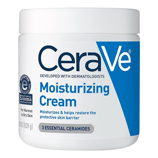Moisturizing Cream | Body and Face Moisturizer for Dry Skin | Body Cream with Hyaluronic Acid and Ceramides | Normal | Fragrance Free | 19 Oz | Packages May Vary