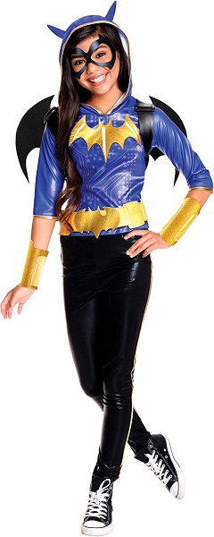 Rubie's Costume Kids DC Superhero Girls Deluxe Batgirl Costume, Medium , Blue