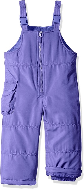 LONDON FOG Girls' Toddler Classic Snow Bib Ski Snowsuit, Fusion Pink, 2T