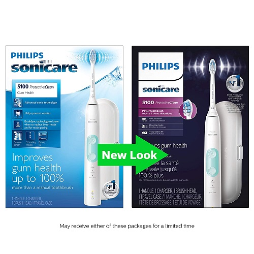 Philips Sonicare ProtectiveClean 5100 Gum Health, Improve Your Gum Health by Up to 100%