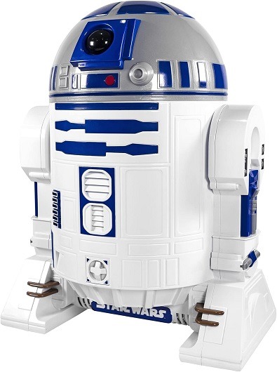 R2D2 popcorn maker with detailed droid features.