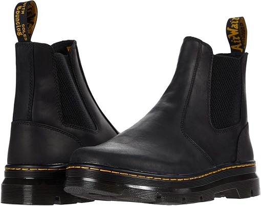 Dr. Martens Embury leather Chelsea boots in Black