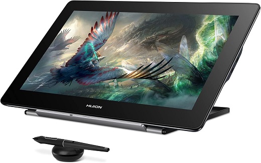 Kamvas Pro 16 Plus 4K UHD Graphics Drawing Tablet with Full Laminated Screen 145% sRGB Battery-Free Stylus PW517 for Linux, Windows PC, Mac, Android, 15.6-inch Pen Tablet Display By HUION