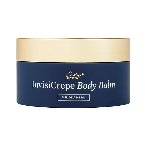City Beauty InvisiCrepe body balm for firming and tightening skin.