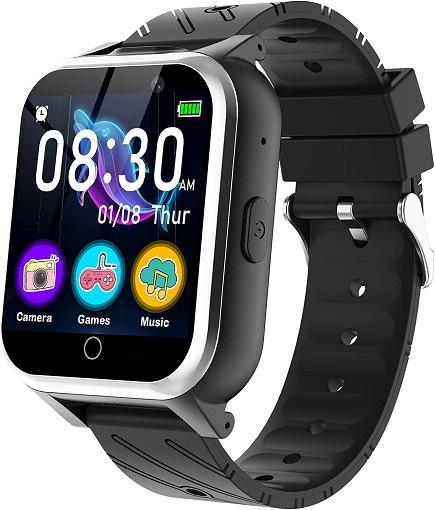 BAUISAN Smart Watch for Kids - Children Smart Watch Touch Screen with Games Video Dual Cameras Alarms Music Player Calculator Calendar Boys Girls Toys Birthday Gifts for 4-12 Years (Purple)