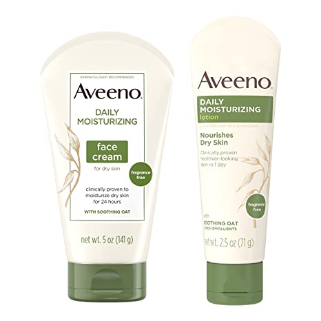 Aveeno Daily Moisturizing Fragrance-Free Face & Neck Cream.