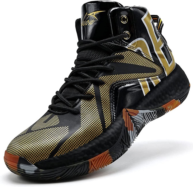 ASHION Kids Basketball Shoes Boys Girls High-Top Sneakers Non-Slip Sport Shoes Shoes(Little Kid/Big Kid)