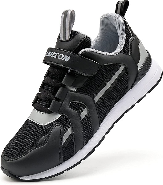 Boys Shoes Slip On Shoes for Boys Easy to Put On Kids Sneakers No Tie/Lace Boys Tennis Athletic Running Shoes