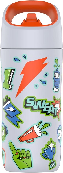 Gatorade Kids' 12oz stainless steel water bottle with cap