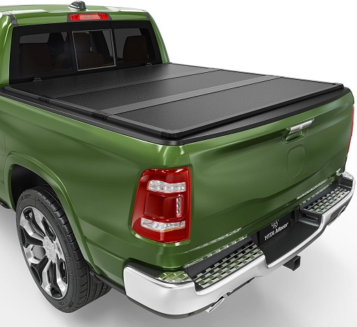 Durable FRP Tri-Fold Tonneau Cover for 2009-2024 Dodge Ram 1500