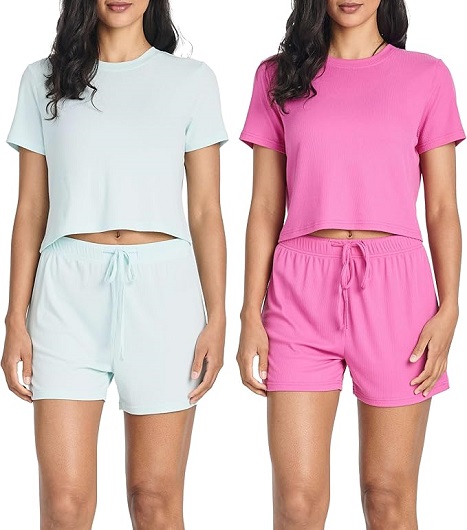 Women's Soft Ribbed Knit Crop Top