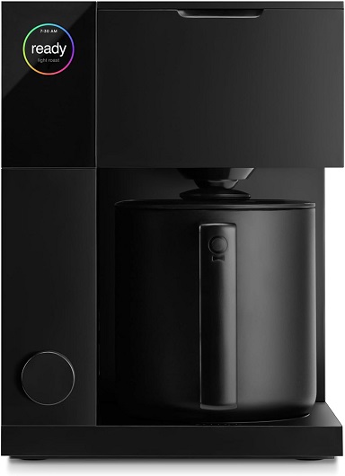 Fellow Aiden Precision Coffee Maker - Sleek black design with a thermal carafe.