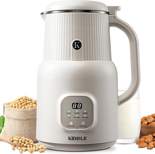 Automatic Nut Milk Maker with 6-in-1 multifunction design