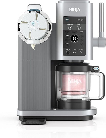Ninja CREAMi Swirl Ice Cream Maker (NC701) - creating delicious frozen treats.