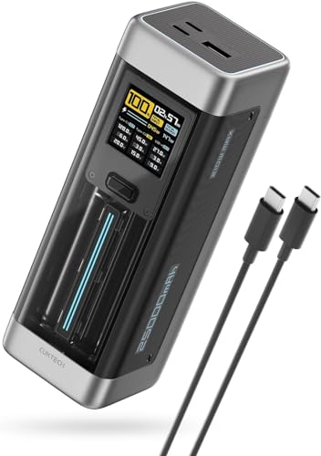 CUKTECH NO.20 Power Bank 25,000mAh, 140W USB C Portable Laptop Charger, 3-Port PD3.1 Fast Charging Battery Pack with Smart Display, Compatible with iPhone 16/15/14/13, Samsung, MacBook, Dell, etc