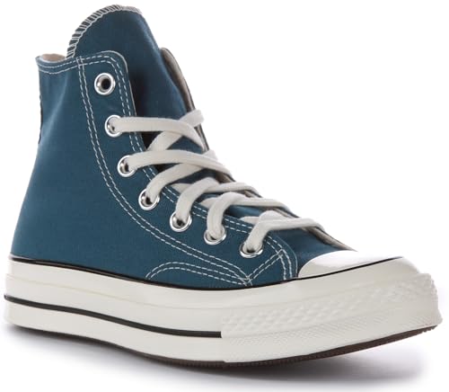 Converse Men's Chuck 70 Sneakers, Teal Universe/Egret/Black, 8.5 Medium US