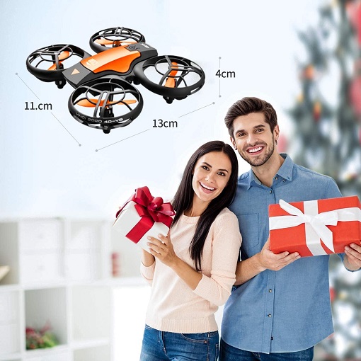  Mini drone with 720P HD camera for capturing aerial photos and videos 4DRC V8c