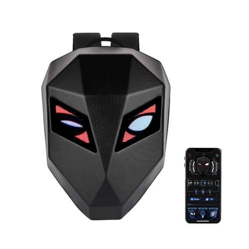 arimepi LED Motorcycle Backpack, LED Backpack, Programmable cycling bag, Travel and Camping Storage Bag,Ideal for riding and holiday gifts (Black color)