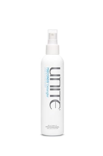 UNITE Hair - 7SECONDS Detangler - Lightweight Leave-In Conditioner for All Hair Types - Detangles, Strengthens, Protects from UV & Thermal Damage, Vegan & Cruelty-Free, 8 Fl Oz