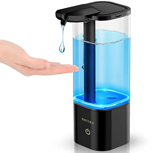 Secura 18.6 oz. Automatic Soap Dispenser, Touchless Liquid Soap Dispenser with 25-Second Timer, 3 Gear Distance-Controlled Volume Setting Prefect for Kitchen or Bathroom
