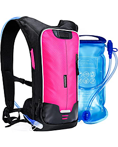 TOURZOO Hydration Backpack with 2L BPA Free Bladder, Water Backpack, Lightweight Waterproof Hiking Backpack with Hydration Bladder, for Outdoor Running,Camping,Climbing