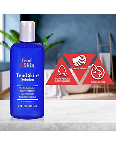 Tend Skin Shave Solution for Women with Sensitive Skin, Eliminates Razor Bumps and Ingrown Hairs
