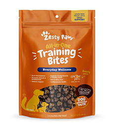 Zesty Paws Training Treats for Dogs & Puppies - Hip, Joint & Muscle Health - Immune, Brain, Heart, Skin & Coat Support - Bites with Fish Oil Omega 3 Fatty Acids with EPA & DHA - Bacon Flavor - 12oz…