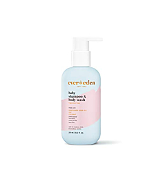 Evereden Baby Shampoo and Body Wash 8.5 fl oz. | Clean and Natural Baby Care | Non-toxic and Fragrance Free | Plant-based and Organic Ingredients
