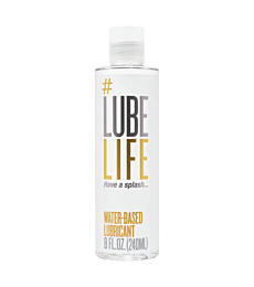 #LubeLife Water-Based Personal Lubricant, Lube for Men, Women and Couples, Non-Staining, 8 Fl Oz