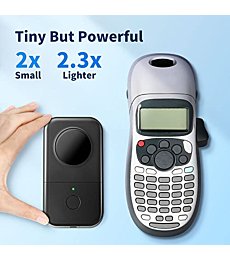 Phomemo D30 Label Maker, Mini Thermal Label Printer Portable Sticker Maker, Bluetooth Inkless Label Makers with Tape for HomeSmall BusinessProductsOrganizing Work for 0.23 0.35 0.47 inch 12mm Tape