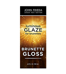 John Frieda Brilliant Brunette Luminous Glaze, Colour Enhancing Glaze, Designed to Fill Damaged Areas for Smooth, Glossy Brown Color, 6.5 Ounce (Packaging May Vary)